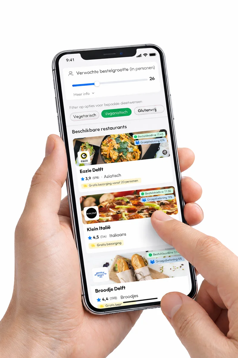 Start een bestelling